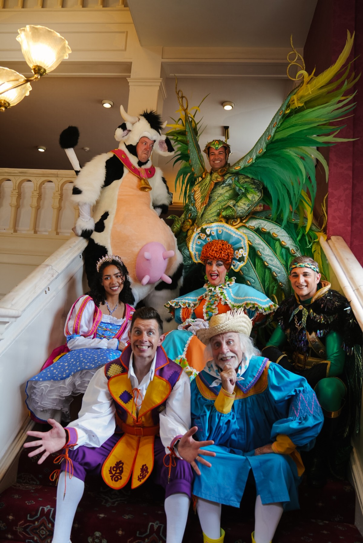 The cast of Theatre Royal's Jack and the Beanstalk